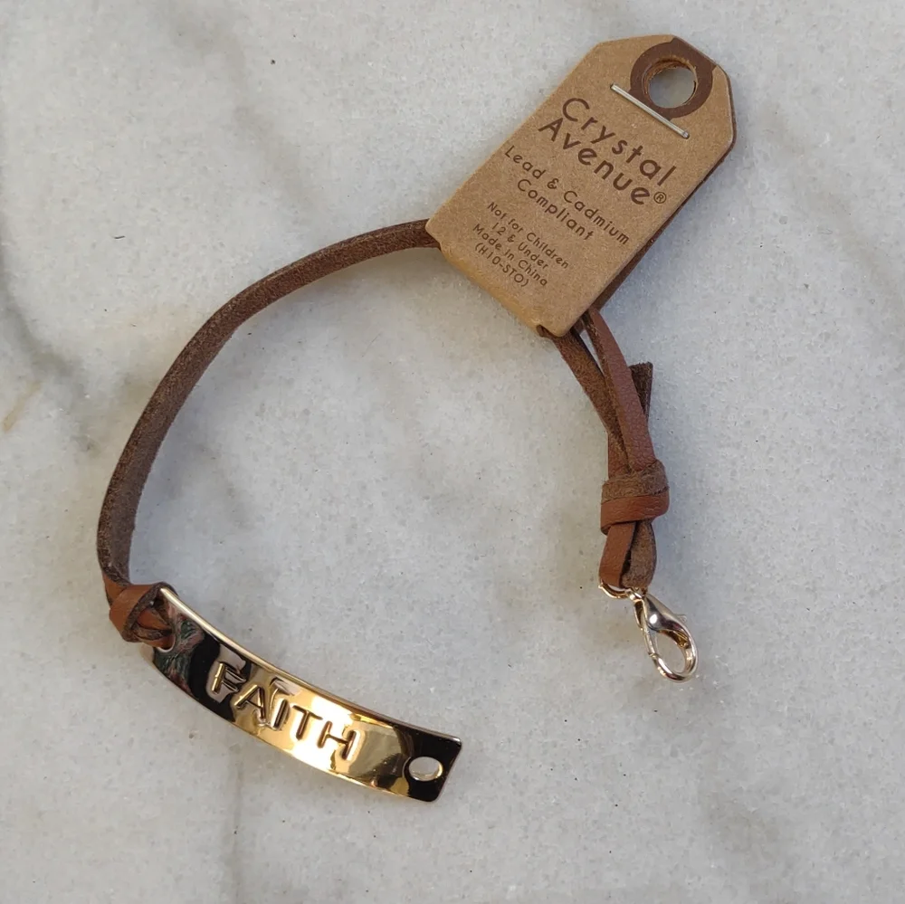 Rustic Faith bracelet